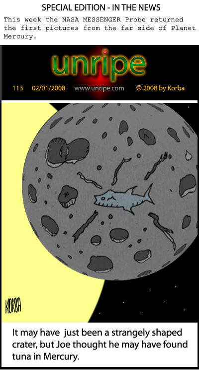 cartoon 113, tuna in mercury